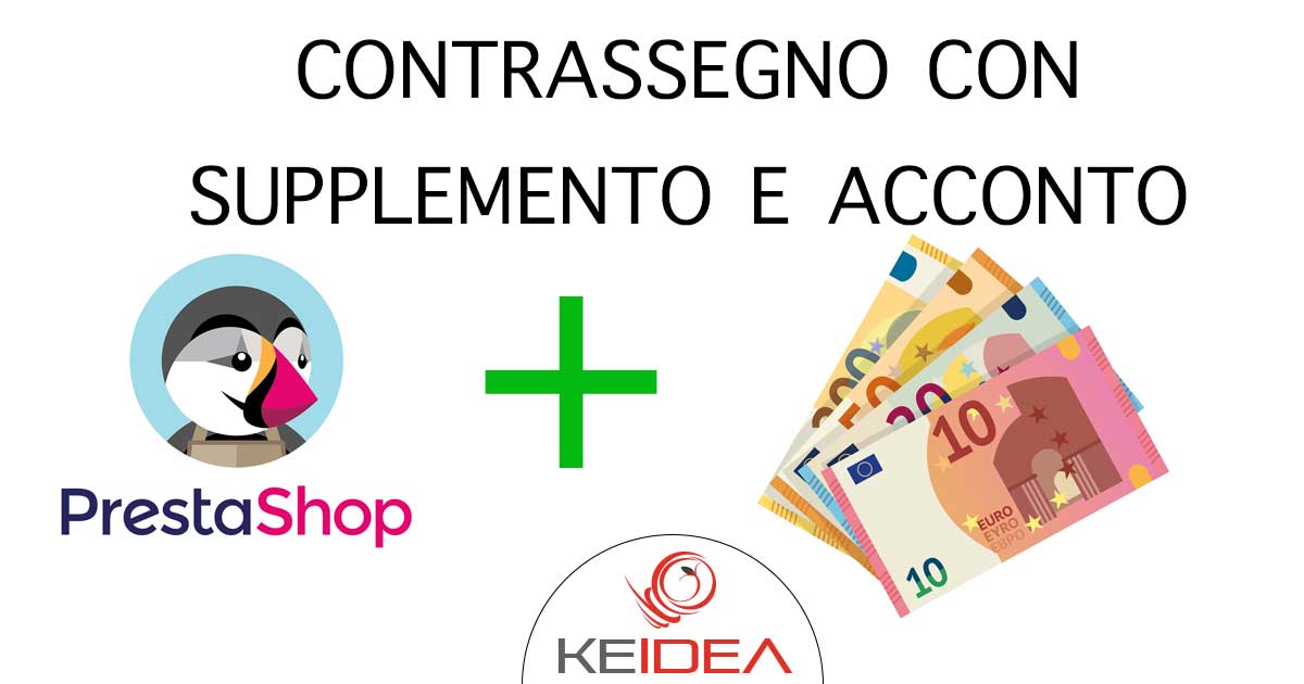 Modulo Prestashop Contrassegno con Acconto