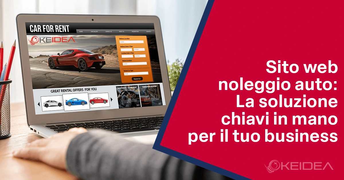 Piattaforma Sito Web Noleggio Auto - KeNoleggio by KeIdea