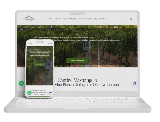 E-Commerce Vini e Strategia di Marketing e Branding: Cantinemastrangelo.it