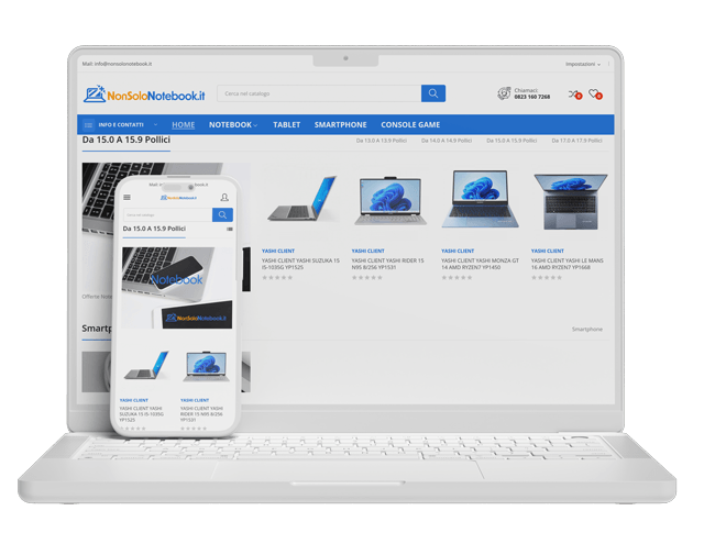 Sviluppo E-Commerce: Nonsolonotebook.it